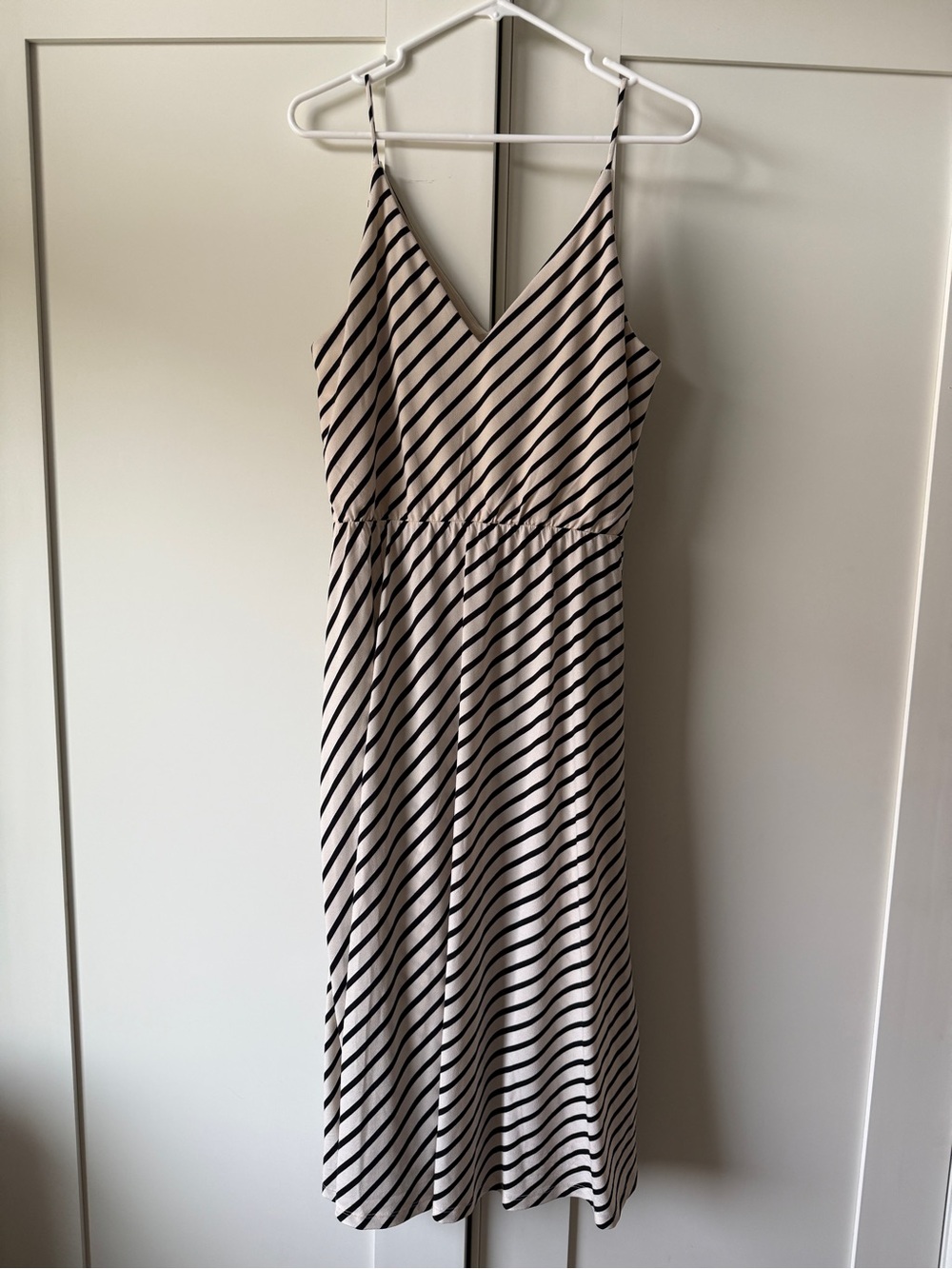Striped Midi Dress, Size M by H&M
